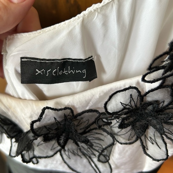 X:S Brand Black & White Dress Made in Canada - Picture 3 of 4